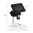 thumbnail image 3 of Grossissement 1000X Écran LCD 4.3 Pouces Microscope Portable 720P LED avec Support pour Outil de Soudure de Circuit Imprimé, 3 of 7