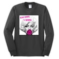 thumbnail image 2 of Marilyn Monroe Being Normal is Boring | Mens Famous People Long Sleeve T-Shirt, Charcoal, Small, 2 of 4