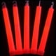 thumbnail image 1 of Glow Sticks Bulk Wholesale 25 6 Barras De Luz Roja De Grado Industrial. Barra Luminosa De Seguridad Con Brillo De Color Brillante De 12 A 14 Horas Con Vida Útil De 3 Años Marca Glowwithus, 1 of 1