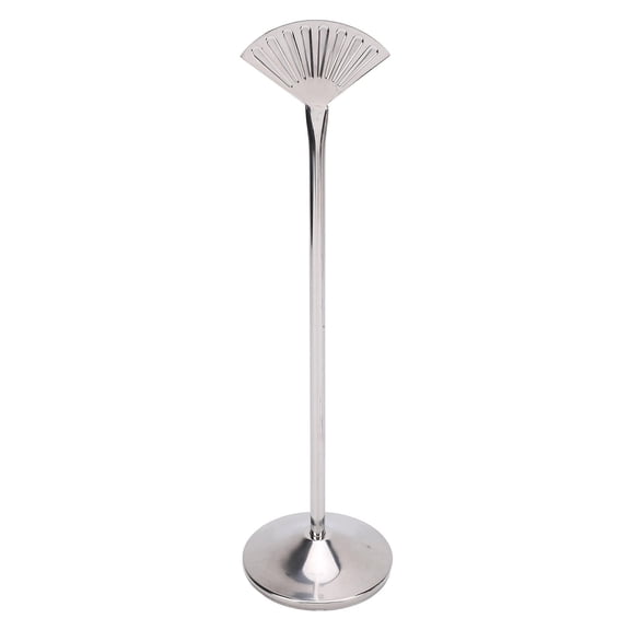 BOKYAN Premium Stainless Steel Table Card & Number Holder, Stable Base, Multi‑Use Fan‑Shape Display for Weddings, Offices & Parties