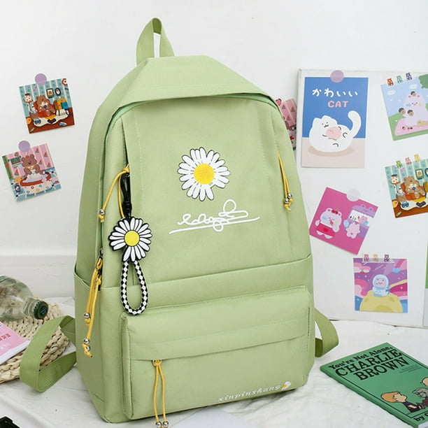 Bolsa 4 unids set mochilas escolares para estudiantes mochila de lona para adolescentes y ninas Mochila Likrtyny Para Estrenar