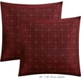 thumbnail image 5 of Nanshing Avalon 8 Piece Trellis Moroccan Print Comforter Set, Berry/Taupe, King, 5 of 7