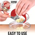thumbnail image 4 of 1pc Garlic Press Rocker  Stainless Steel Garlic Presser  Garlic Presser  Garlic Chopper  Garlic Crusher Press With Ergonomic Handle  Kitchen Gadgets, 4 of 7