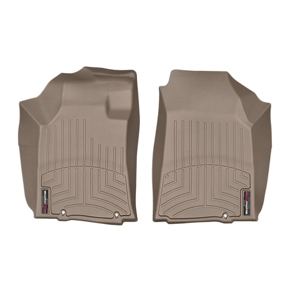 WeatherTech Custom Fit FloorLiners compatible with 2016-2023 Nissan Maxima - 1st Row (Driver & Passenger), Tan