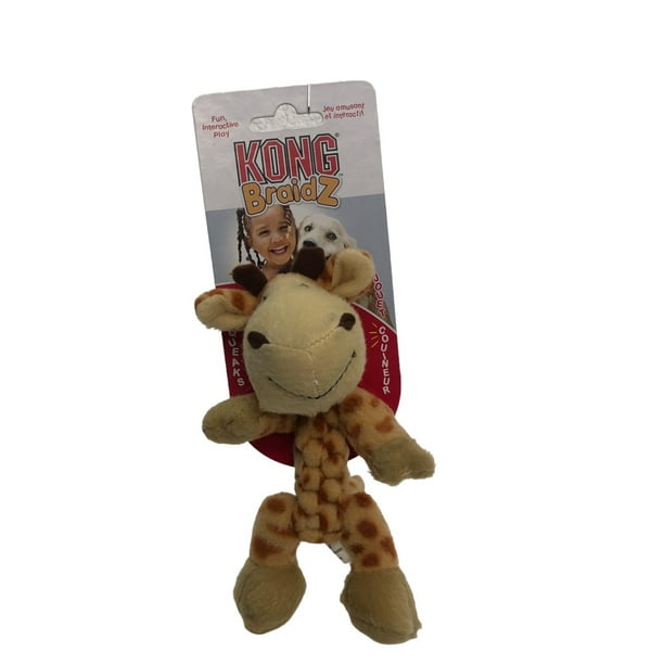 Juguete Para Perro Kong Braidz Jirafa Chica Para Limpieza Dental Walmart en linea