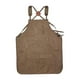 thumbnail image 1 of Delantal de herramientas, delantal de carpintería, tirantes ajustables, espalda cruzada, delantal de jardinería, lona Marrón, 1 of 9
