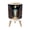 Color 2, variant on Small Trash Can with Lid Colorful Clouds Sunset Sky Pastel Hues Light Reflections 1.8 Gallon Dog Proof Trash Can Round Garbage Can Waste Bin Wastebasket for Bathroom Bedroom Living Room