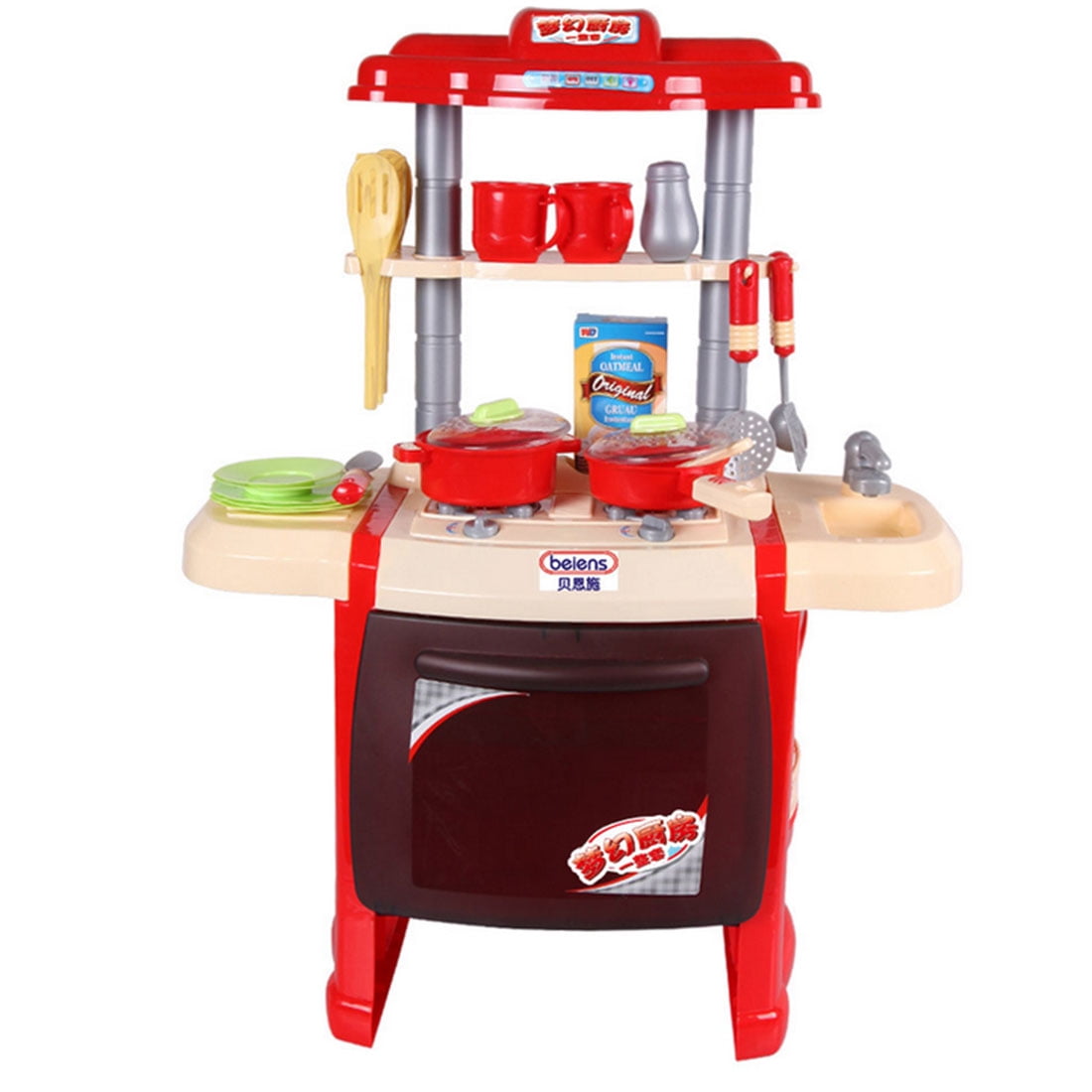 Children Cooking Play Sets Kitchen Toys Pretend Playing With Musical