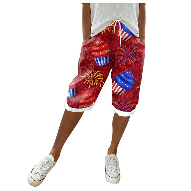 Womens Cargo Pants With Pockets Ladies Color Pocket Straight Tube Loose Stretch Pants Color Contrast Pants Pants Women Red XL
