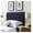 Navy, variant on Tufted Button Linen Fabric Upholstered Twin Headboard in Beige