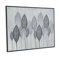 thumbnail image 6 of 66" x 48" Leaf Framed Wall Art with Black Frame, by DecMode, 6 of 8