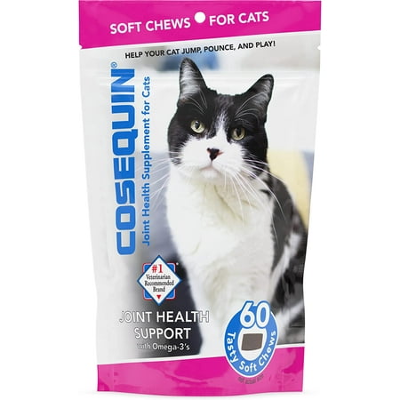 UPC: 0755970407655 | Cosequin Cats Soft Chew with Glucosamine & Chondroitin 60ct