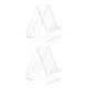 thumbnail image 4 of ColoMX 2pcs Teléfono Soporte Transparente Acrílico Visualización Rack Titular de Titular de Teléfono, 4 of 7
