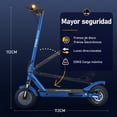 thumbnail image 3 of Scooter eléctrico Honey Whale M2 Max-B Azul, 3 of 6