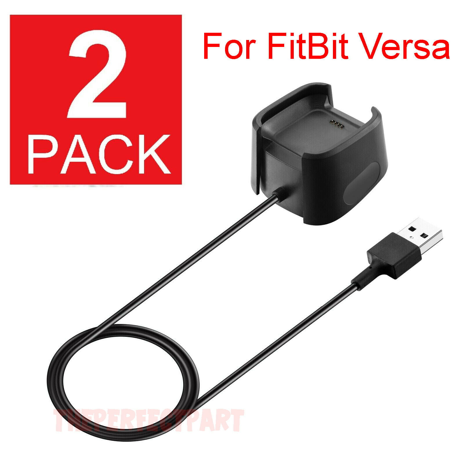 USB Charging Cable Charger Dock Cradle Adapter for New Fitbit Versa Smartwatch 