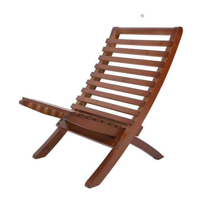 Chaise en Bois, Chaise Élégante à Dossier Haut pour Extérieur