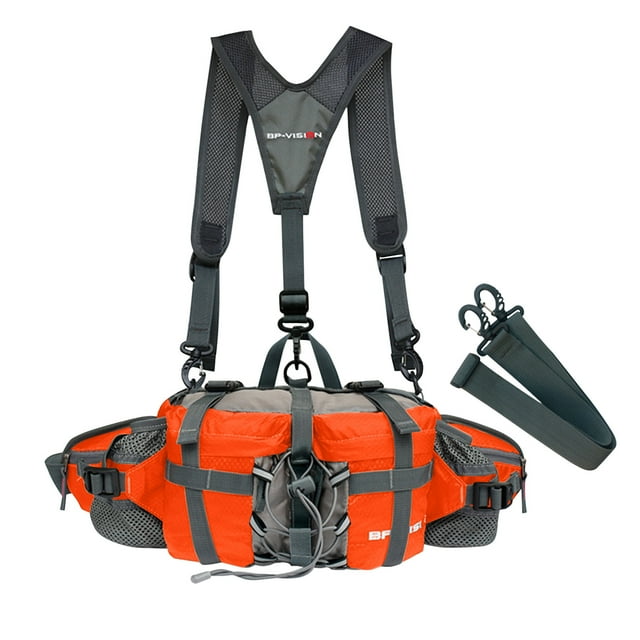 Pompotops Sac Banane de Sport de Plein Air pour Femmes Alpinisme, Équitation, Randonnée et Équipement pour Hommes Sac Multifonction Liquidation