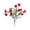 Pink, variant on Artificial Fake Flowers Faux Morning Glory Floral Bouquet Durable Green Foliage Long Lasting Hanging Decorative Greenery for Indoor Outdoor Garden Porch Window Table Wedding Party