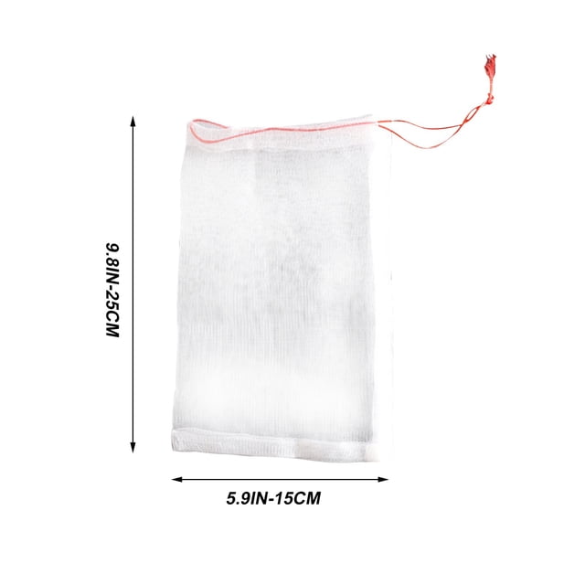 GGdda jusqu'à 50 % de Réduction Protection contre les Insectes Sacs de Protection en Nylon pour Fruits Sacs de Protection pour Plantes, Filet en Nylon Réutilisable 10.6*7.9*0.4 Pouces (Liquidation) Nylon