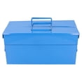 thumbnail image 3 of Caja de almacenamiento de herramientas plegable Nikou 2 capas 3 bandejas portátil multifunción, 3 of 15
