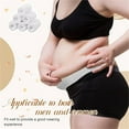 thumbnail image 5 of Tutuviw 12 Pcs Tummy Liners for Sweat Rash Cotton Under Belly Sweat Liners Plus Size Under Belly Perspiration Absorber Pads Belly Band for Skin Rash Belly Pad Band for Skin Rash - White, 5 of 7