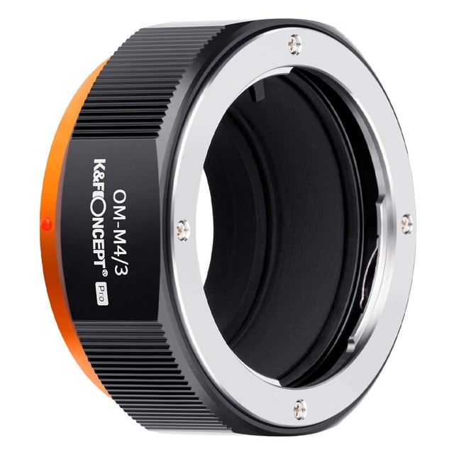 Adaptador de montura de objetivo K&F Concept para Olympus OM a M4/3 MFT