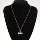 thumbnail image 1 of Colgante de cenizas de mascota Bling Bling con forma de hueso, 1 of 7