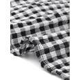 thumbnail image 5 of INSPIRE CHIC Women's Gingham Strapless Maxi Dress 2025 Casual Sleeveless Off Shoulder Smocked Beach Long Sundress S Black, 5 of 6