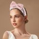 thumbnail image 2 of Ofertas Únicas 1 Pc Diadema de Lavado de Cara de Felpa Linda y de Moda con Nudo para Mujeres 8.27"x2.76" Rosa, Púrpura, 2 of 3