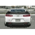 thumbnail image 3 of Replacement For 2016-Present Chevrolet Camaro ALL Models | 1LE Extended Track Style ABS Plastic PRIMER BLACK Add On Rear Trunk Lid Wing With Aluminum GLOSSY BLACK & CLEAR Center WickerBill Spoiler, 3 of 12