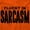 Orange, variant on Fluent in Sarcasm Funny Attitude Womens Fitted Plus Size Graphic Tee Brisco Brands 2X