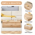 thumbnail image 5 of Gzxs 39.3" Rectangular Coffee Table in Natural Wood Finish, Modern Center Table for Living Room Home Office, No Assembly, 5 of 8