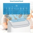 thumbnail image 3 of Portable Air Conditioner, 14,000BTU Portable AC Units for Room up to 750 Sq. Ft., with Remote Control, 3-in-1 Air Conditioner with Digital Display, 24H Timer, Window Installation Kit, 3 of 9