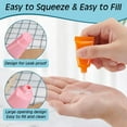 thumbnail image 4 of 24 Pcs 5ml Squeeze Tubes 6 Color Plastic Empty Lotion Tubes Refillable Soft Bottles Makeup Sample Bottles Travel Size Containers DIY, 4 of 6