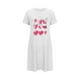 thumbnail image 5 of Camisón corto de talla grande para mujer, camisón de manga corta con estampado de pecho a la moda, camisón para mujer, 5 of 5
