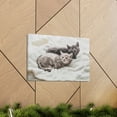 thumbnail image 6 of Cat Couple Cat Troop Print Animal Wall Art Wildlife Canvas Prints Wall Art Ready to Hang Unframed, 6 of 18