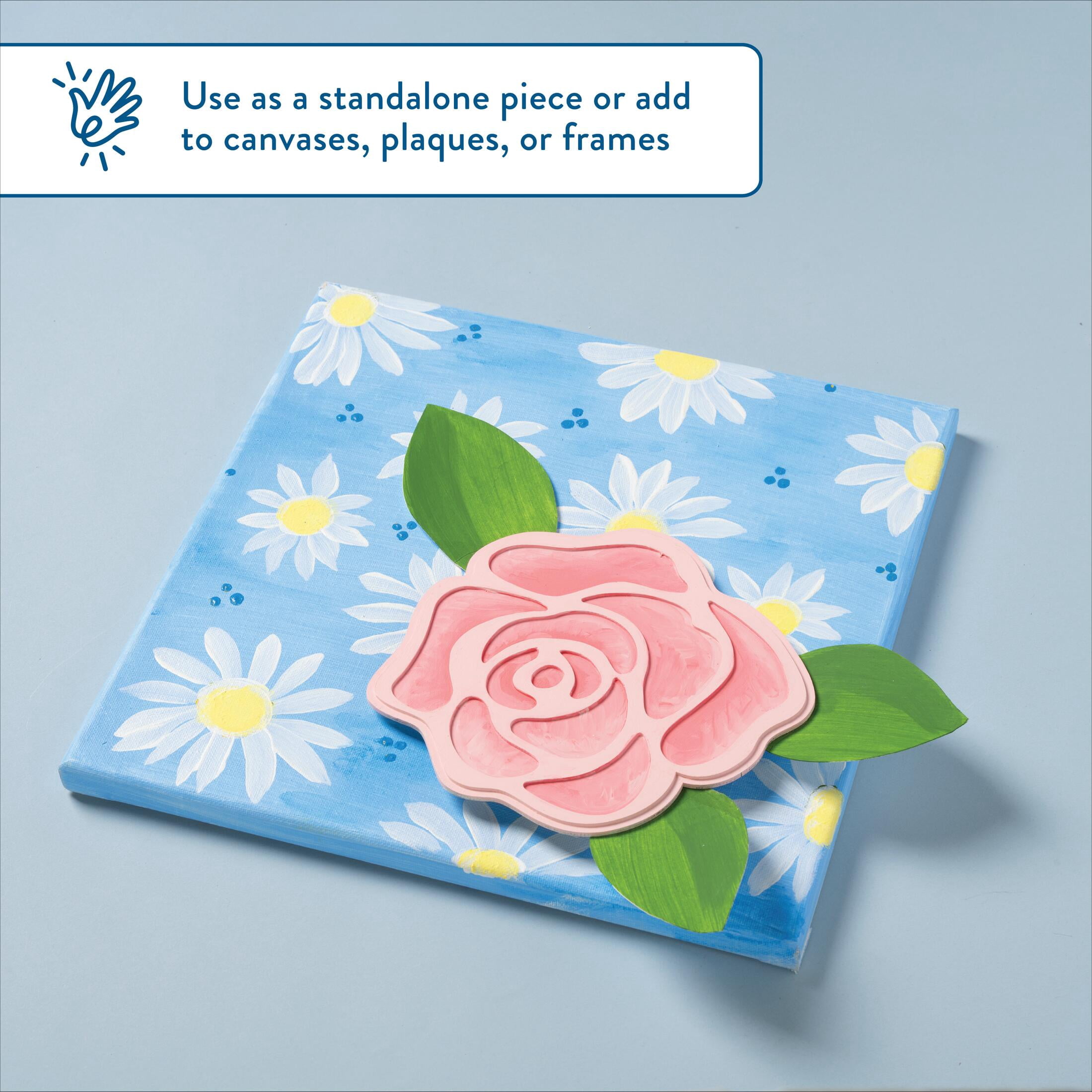 Hello Hobby 7" Wood Shape, Rose