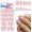 White Oval French, variant on Tip Press Nails, 120 count Short Oval Nails Full Cover Nude Press ons with Glue Artificial Short Nails for Women Girls Finger Nails Design