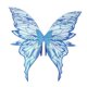 thumbnail image 1 of Ala de mariposa, linda y ligera, ideal para disfrazarse de fiesta temática de Halloween o cumpleaños. Azul, 1 of 9