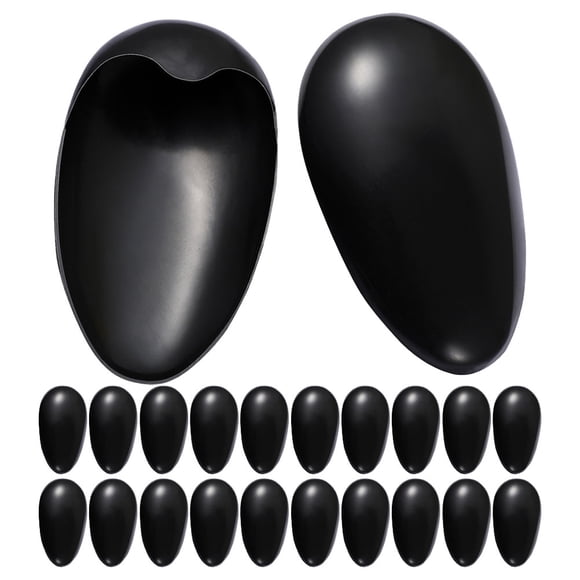 40 tapones reutilizables para los oídos, protectores auditivos para teñir el cabello, protectores auditivos negros con protección contra el calor