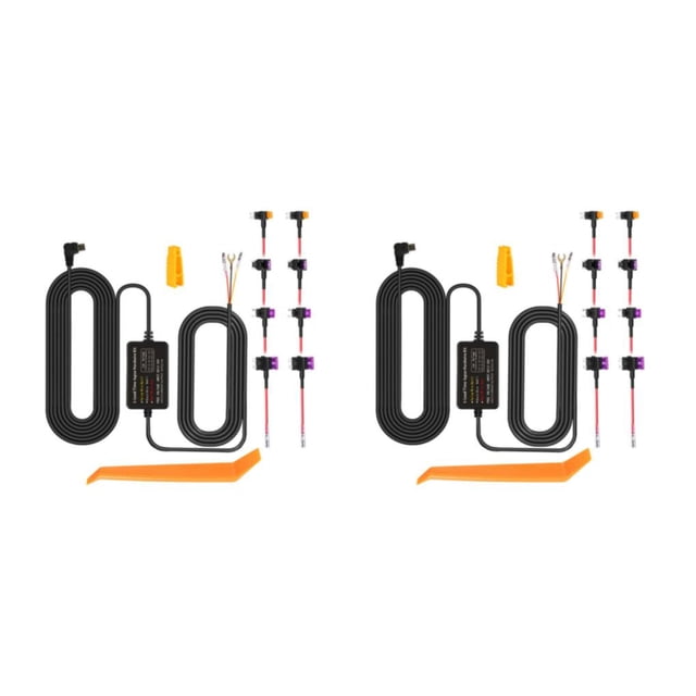 Youkk Convenient And Fast Charging Type-C Hardwire Kit For DashCam Universal Compatibility Portable MCIROhead 2Set