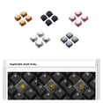 thumbnail image 5 of Teclado Mecánico de Aleación de Aluminio de Color Metálico con Tapa de Tecla ESC Universal con Personalidad y Degradado de Arcoíris, Color Gris, 5 of 5