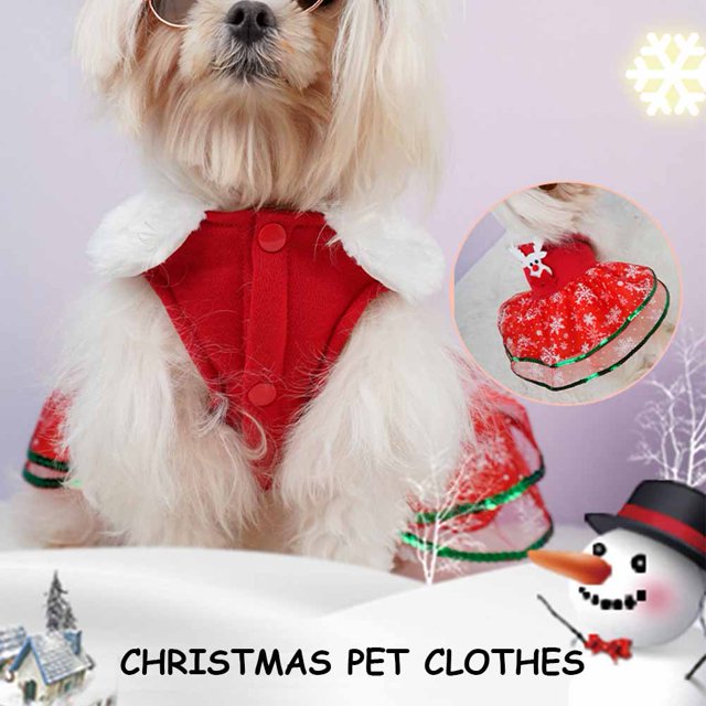 Disfraces para perros y gatos Vestidos cómodos para perros y gatos Ropa Suministros para disfraces de Navidad