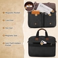 thumbnail image 2 of Lubardy Messenger Bag for Men, 15.6 Inch Laptop Bag Computer Office Laptop Bag for Men, Waterproof Work Bags Canvas Messenger Laptop Briefcase Satchel, 2 of 8