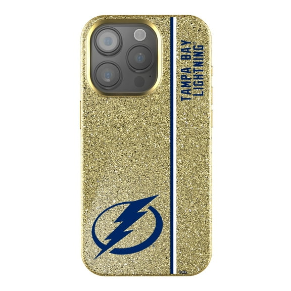 Keyscaper Gold Tampa Bay Lightning Sidebar Bling iPhone Case