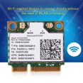 thumbnail image 2 of Tarjeta de red inalámbrica Tarjeta WIFI de 300Mbps Half Mini PCI E Tarjeta Adaptador WIFI portátil Banda dual 2.4GHz / 5GHz Inevent EL009180-00, 2 of 4