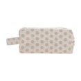 thumbnail image 1 of Bolsas de Maquillaje Rectangulares de Puntos de Moda 1 Pc para Viaje Pequeño Caqui Gris de Poliéster, 1 of 5