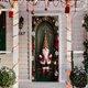 thumbnail image 4 of Uuiauoio Christmas Door Cover Festive Design Door Curtain, Holiday Party Decoration for Entryway and Wall Display, Seasonal Welcome Decor for Home and Gathering,Holiday Party Supplies, 4 of 9