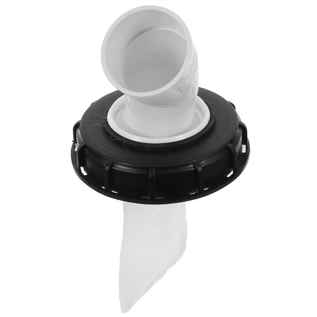 Miangastore 1 Set Ibc Tote Lid With Filter 45 Degree Plastic Ibc Tote Cover Portable Ibc Tote Fittings For Rainwater Ibc Container Rainwater Collection System