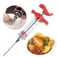 thumbnail image 5 of Jeringa para condimento de pavo de 2 piezas, aguja para pavo, haga que su pavo sea jugoso, herramientas para hornear con jeringa para pavo, aguja para pavo, jeringa para salsa asad, 5 of 5